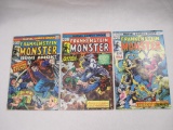 The Frankenstein Monster, Three Comic Books includes Issue #13, Nov 1974, #17, 18, July, Sept 1975,