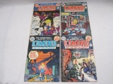 Kamandi-The Last Boy on Earth, Four DC Comics Issues #8 Aug 1973, #16, 20, 24, Apr, Aug, Dec 1974, 8