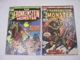 The Frankenstein Monster, Two Comic Books includes Issue #10, 11, May, July 1974, See Pictures for