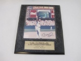 Signed Cal Ripken Jr 2,500 Consecutive Games Limited Edition Plaque with COA, April 25 1998, 3 lbs 9