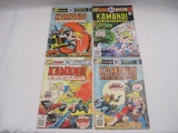 Four Kamandi-The Last Boy on Earth DC Comics Issues #38, 39, 41, 42, Feb, Mar, May, June 1976, 8 oz