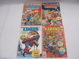 Kamandi-The Last Boy on Earth, Four DC Comics Issues #46-49, Oct, Nov, Jan, Mar 1976-77, 8 oz