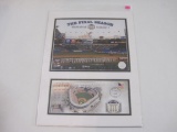 New York Yankees Yankee Stadium The Final Season Opening Day Matted Picture and Commemorative Cover,