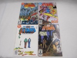 Four The New Teen Titans DC Comics Including Issues #26, 1st Appearance Terra, Dec 1982, #32, Origin