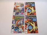 Four Fantastic Four Comic Books includes Issues #324, Two #325, 326, Mar-May 1989, Marvel Comics, 8