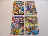 Four Fantastic Four Comic Books includes Issues #203-206, Feb-May 1979, Marvel Comics Group, 8 oz