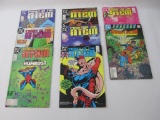 Eight Comic Books includes Power Of The Atom, Seven Issues #8-14, Jan-July 1989, with Sword Of The