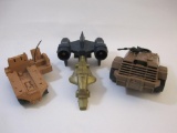 Three GI Joe Vehicles including Mean Dog, RVP Remote Piloted Vehicle and more, see pictures for