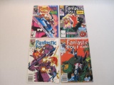 Four Fantastic Four Comic Books includes Issues #341, 342, 344, 345, June, July, Sept, Oct 1990,