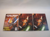 Three Star Wars: The Clone Wars, The Official Collector's Magazine, First Edition 2022, includes 2