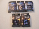 Five Classic Dice Sets includes Three Classic RPG Sets and Two Classic Runic Sets, See Photos for