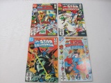 All-Star Squadron, Four Comic Books Includes Issues #1, 4, Sept, Dec 1981, #5, 15, Jan, Nov 1982, DC