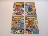 Four Fantastic Four Comic Books includes Issues #214-217, Jan-Apr 1980, Marvel Comics Group, 8 oz