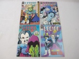 Legion '89, Four Comics Issues #1, 2, 4, 5, Feb, Mar, May, June 1989, DC Comics Inc., 8 oz