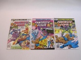 Three Fantastic Four Comic Books including Issues #204-206, Mar-May 1979, Marvel Comics Group, 6 oz