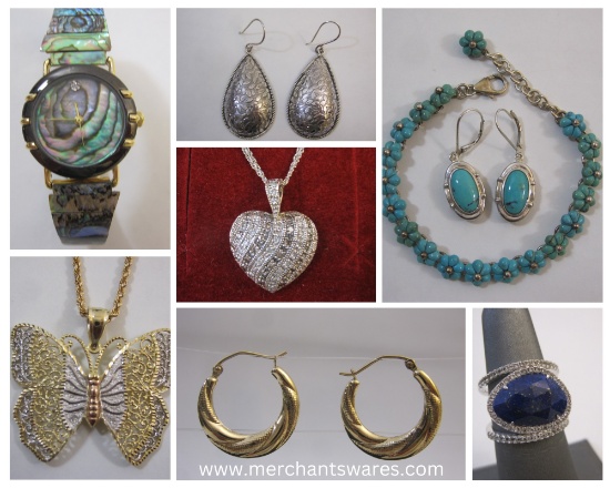Jan 16 Gold & Silver Jewelry, Purses, Coats & more