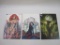 Dawn 1 95, Eros Psyche 3 2011, and Godkiller: Walk Among Us 8 2021, Three Independent Comics, 8oz