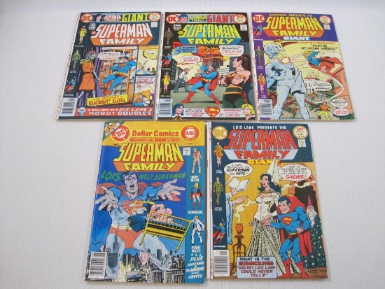 The Superman Family, Five DC Comics Includes Issue's #178 -180, Sep-Nov 1976, Issue #181 Jan 1977,