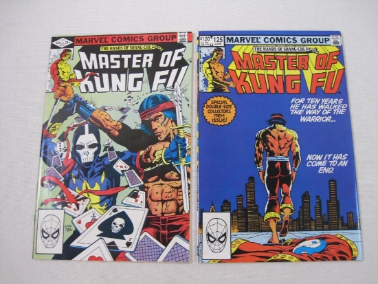 Master of Kung Fu V 1 115 Aug 82 and 125 Jun 83, Includes 1st Appearance of Death Dealer and Final