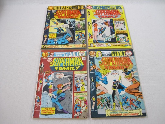 The Superman Family, Four DC Comics Includes Issue #167, Nov 1974, Issue's #169 -171, Mar, May Jul