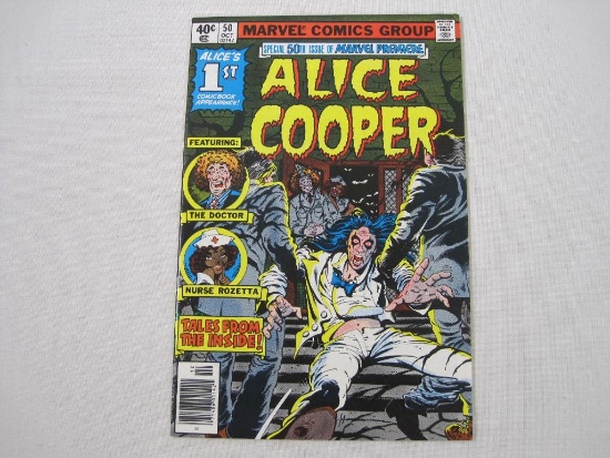 Alice Cooper, Marvel Premiere V1 50 Oct 79, Alice Cooper's First Comic Book Appearance, 5oz