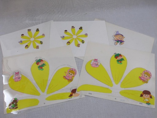 1980s Charmkins Commercial Original Animal Artwork Production Cels