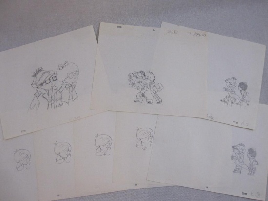 Billy Jo Jive (Sesame Street) Original Animal Artwork Drawings, 4 oz
