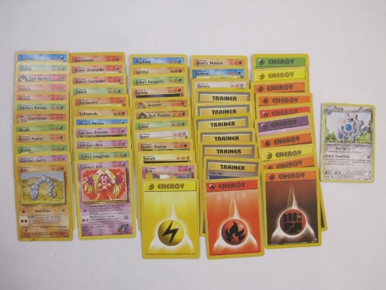 Pokemon Trading Cards including foil Klag, Ponyta, Charmander, Magikarp and more, 4 oz