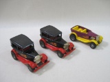 Three Tonka Metal and Plastic Toy Cars, See Pictures for Condition, Tonka, made in USA,