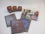 Assorted Mage Wars Game Cards, Albums and Accessories, see pictures, 4 lbs 13 oz