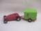 Vintage Nylint Pressed Steel Road Runner Trailer and Roadster, see pictures for condition AS IS, 1