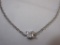 Sterling Silver CZ Anklet, 3.1 g
