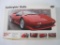 Testors Italeri Lamborghini Diablo Model Kit, 1/24 Scale, Unassembled, No. 235, 1990 In Original