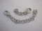 Two Sterling Silver Judith Ripka Necklace Extenders with branded pouch and box, 2 oz