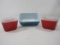 Pyrex Refrigerator Bowls with Lids, 4lbs