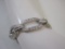 Judith Ripka Sterling Silver CZ Statement Link Bracelet with branded pouch and box, 50.5 g