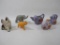 Tiny Elephant Figures mainly Ceramic, Made in Japan, 10oz