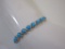 Sterling Silver and Turquoise Tennis Bracelet, 17.1 g