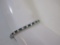 Sterling Silver CZ and Green Accent Tennis Bracelet, 11.4 g