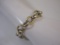 Two-Tone Sterling Silver Link Bracelet, 21.5 g