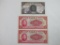 Three Chinese Paper Currency Notes including 1940 Bank of China Ten Yuan and 1935 The Farmers Bank