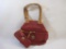 New Dooney & Bourke Crimson Red Convertible Shopper Purse with branded storage bag, 2 lbs 10 oz