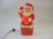 Vintage Santa Chimney Blow Mold, Dapol Industries, made in USA, 8 oz