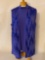 New Bob Mackie Imperial Purple Sequin Sweater Set, size large, 1 lb 4 oz