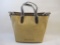 New Dooney & Bourke Lilliana Natural Leather Purse with Wristlet and branded storage bag, 2 lbs 13