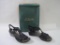 Clarks Bendables Lizard Embossed Leather Cut Out Sandals, 2 inch Heel, Black, Women's Size 9w, New