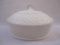 Belleek Everyday Basketweave Covered Serving Dish, new in box, 3 lbs 11 oz