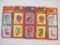 Five Sealed Packages of Licensed Self-Stick Valentine Shapes including Super Mario Bros and Teenage