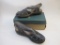 Clarks Navy Closed Toe Sandals, size 9W, in original box, 1 lb 9 oz