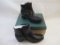 Clarks Wyld Samba Black Boots, size 9W, new in box, 2 lbs 6 oz
